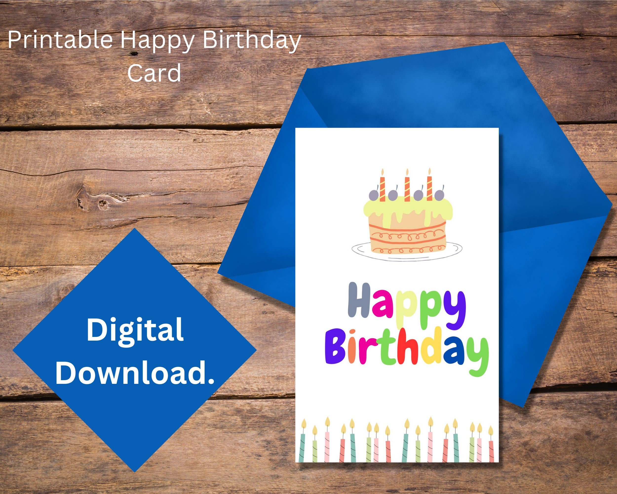 Printable Birthday Card - Etsy