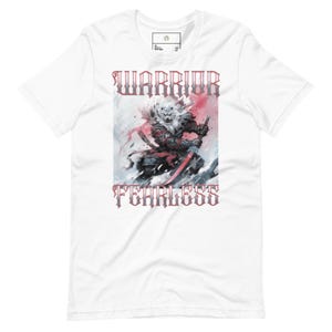 Fearless Warrior T-Shirt Comfort Colours Shirt, Anime Warrior Shirt, Anime Lovers, Great Gift