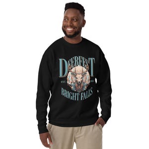 Deerfest Sweatshirt: Bright Falls Graphic Unisex Top