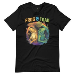 Frog and Toad T-Shirt: Vintage Book Cover Art
