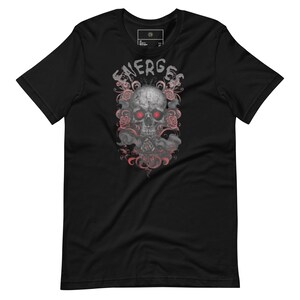 Skulls Energies Tee, Comfort Colours Shirt with Unique Skulls Design, Trendy & Bold Style