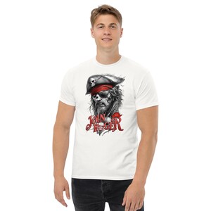 Werde Teil der Crew Pirate T-Shirt, mutiges Grafik-T-Shirt, perfektes Unisex-Geschenk für Abenteurer