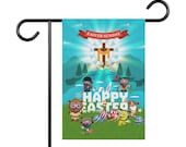 Garden & House Banner - HappyEaster