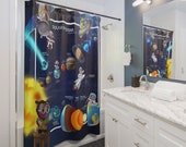 Shower Curtains - Solar System/ Sistema Solar English / Spanish