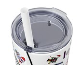 Skinny Tumbler joyful with Straw, 20oz