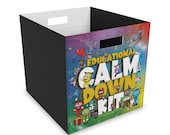 Foldable Storage Box Organizer for Classroom Calm Down Corner Kit