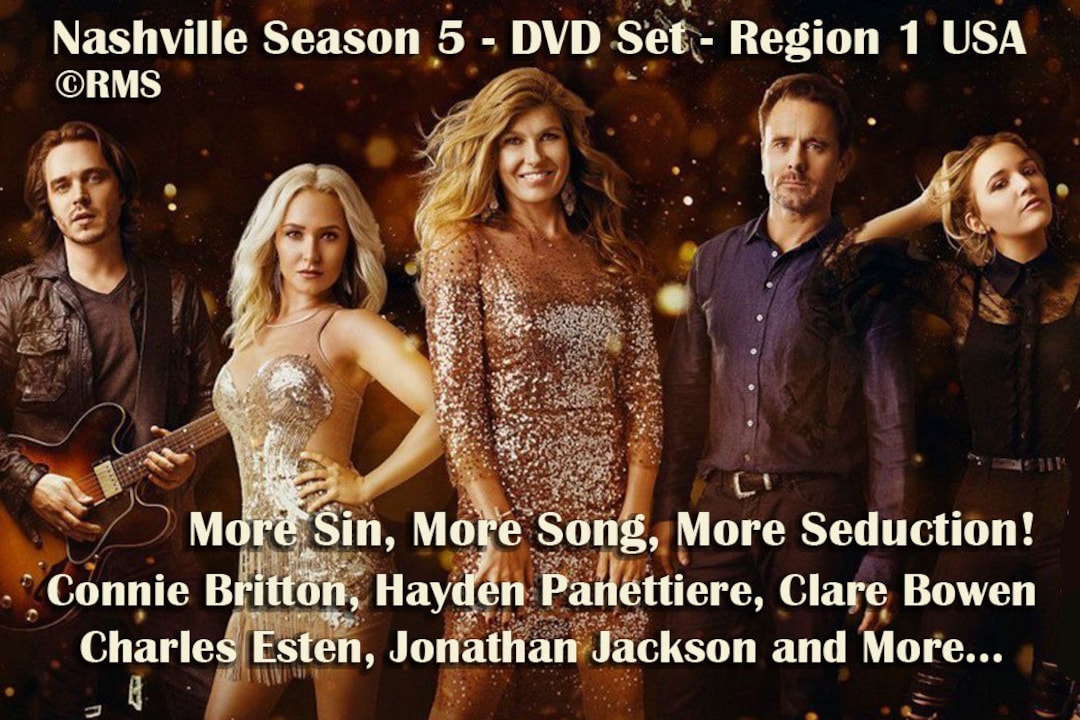 Nashville Season 5 (five) | Region 1 (USA) DVD Set | Free Shipping