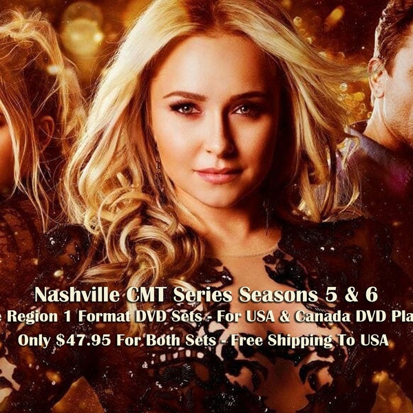 Nashville Seasons 5 & 6 | Region 1 (USA) | DVD Set | Free Shipping!