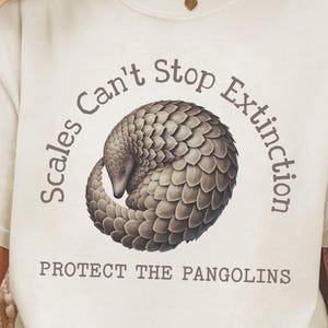 Pangolin Conservation T-Shirt: Endangered Wildlife Advocacy Tee