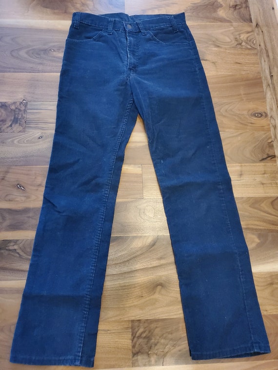 Levi's vintage 519 1517 Corduroy pants, navy blue