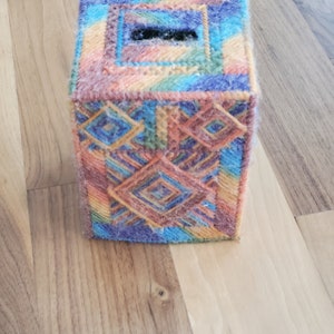 Handmade tissue box cover