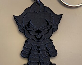 payaso - Llavero acrílico negro