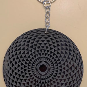 sacred geometry triangle - Black acrylic bag accessory