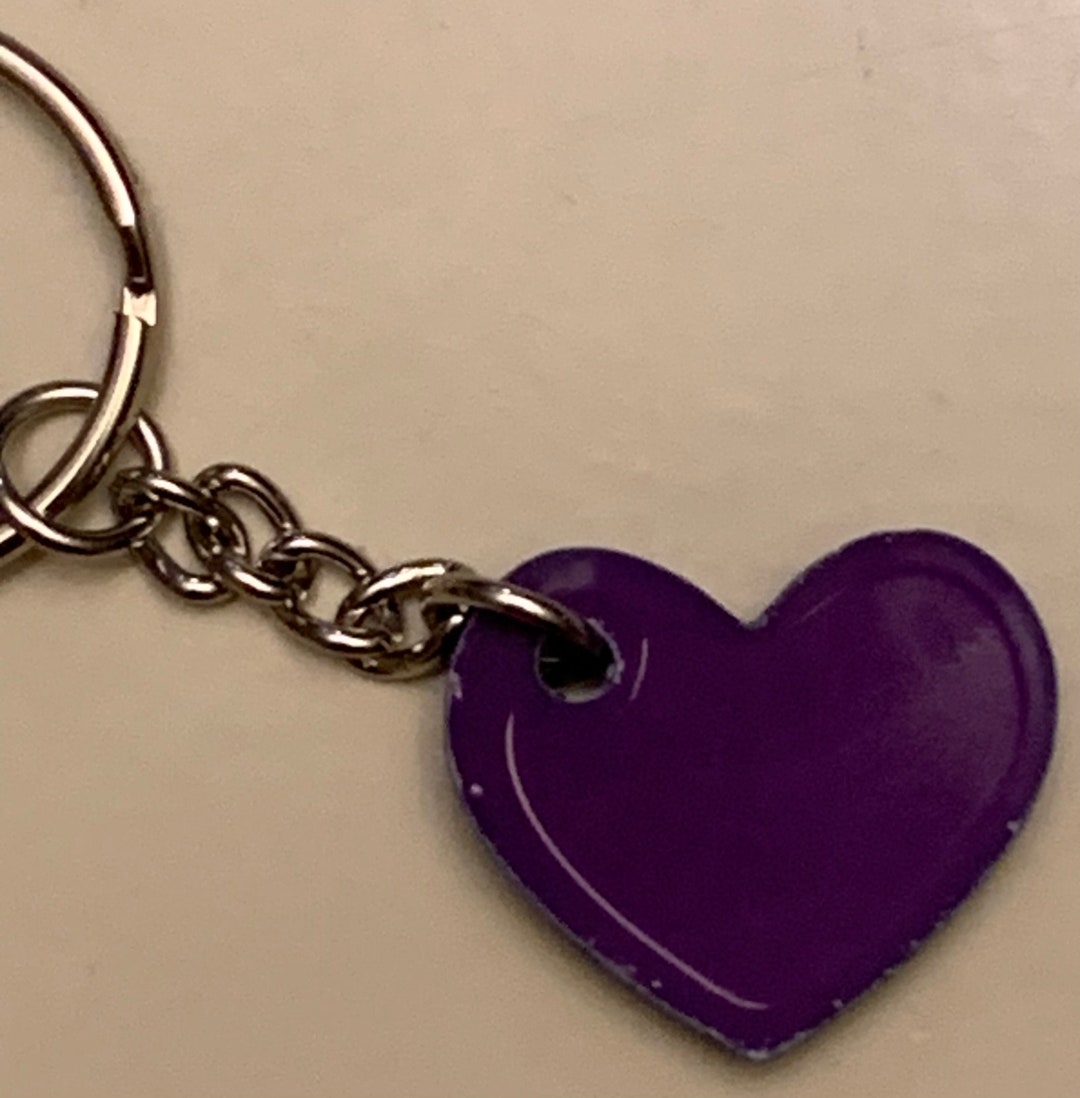 【BLACKPURPLE】23FW★ Adorable Heart Card Holder Keyring Amazon.com : 2 Pcs Kpop Photocard Holder Heart Style PC