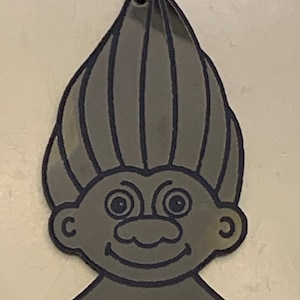 troll - Accesorio bolso acrílico negro
