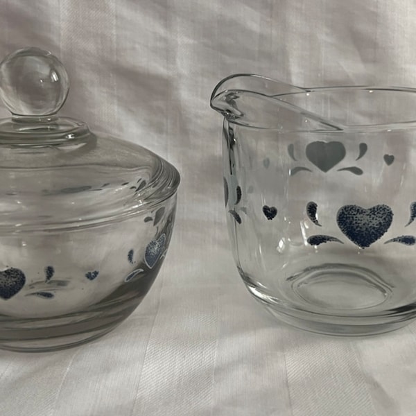 Corningware Blue Hearts Etsy