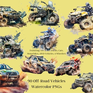 90 vehículos todoterreno Arte PNG único - Arte de vehículos todoterreno, arte de motos, arte de 4 ruedas, imágenes prediseñadas 4WD, arte de uso comercial con temática de los Países Bajos