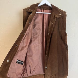 Vintage 1970&#39;s Butter Soft Suede Vest | Boho | Festival | Suede Leather | Western Wear | Outdoors | Rodeo | Cowgirl | Medium - Large