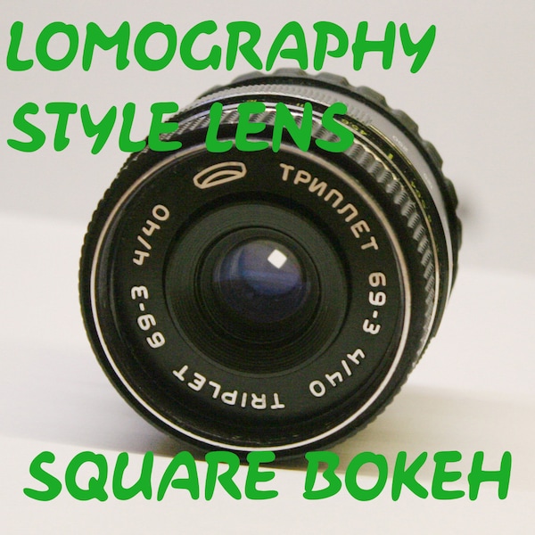 Lomography lens Triptet 69-3 4/40 LOMO to Sony Olympus Panasonic Fujifilm Canon Nikon