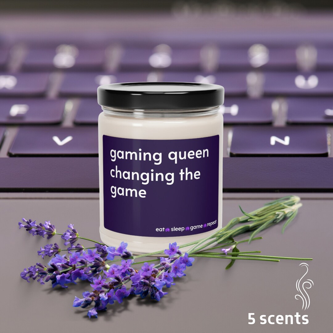 Gaming Queen Gamer Candle, Video Game Candle, Gamer Girl Setup Gaming