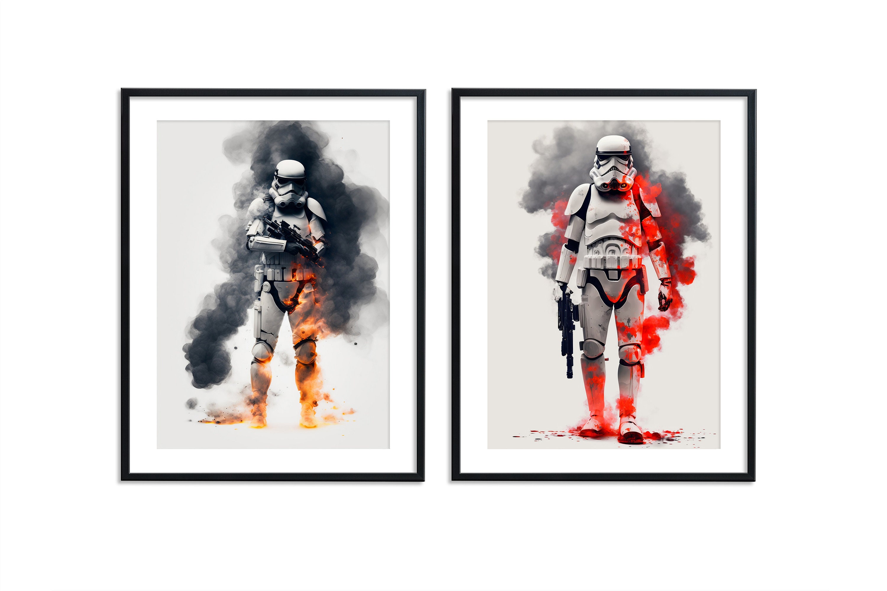 Stormtrooper Poster Set of 6 Star Wars Poster Star Wars Wall - Etsy