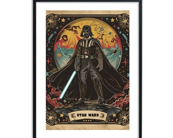 スター・ウォーズ アートプリント 3枚 3パック - スターウォーズ タロットカードプリント - シス - Etsy 日本