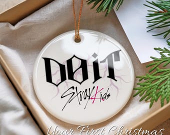 DO IT Stray Kids Ornament: Double-Sided Ceramic - Kpop Holiday Decor