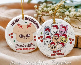 PuppyM Stray Kids Ornament - Personalized Seungmin Era Keepsake