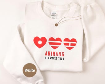 BTS Arirang World Tour T-Shirt, Army Merch Fan Gift Tee