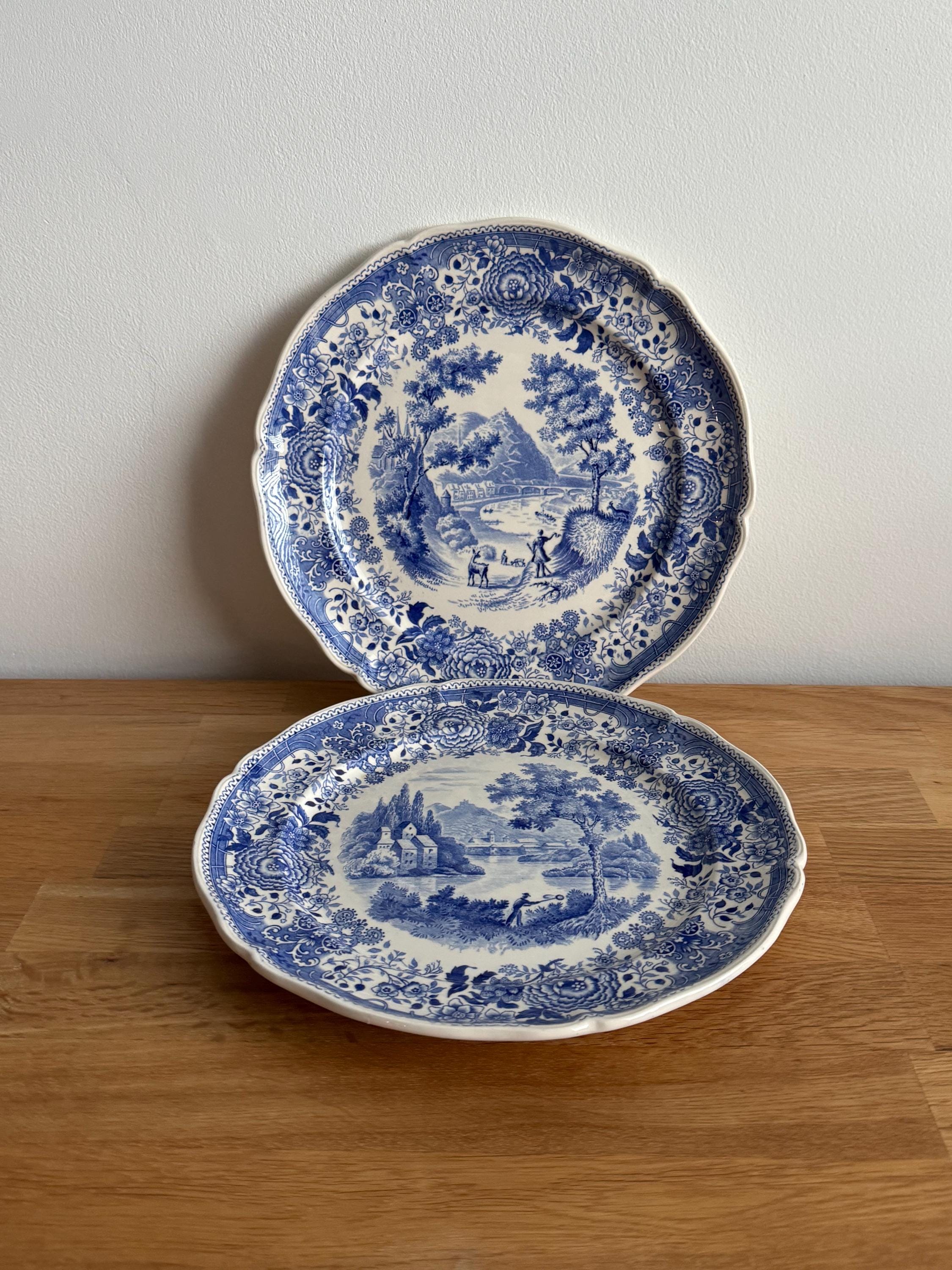 ビレロイ＆ボッホ ブルゲンランドブルー ディナープレート2枚セット