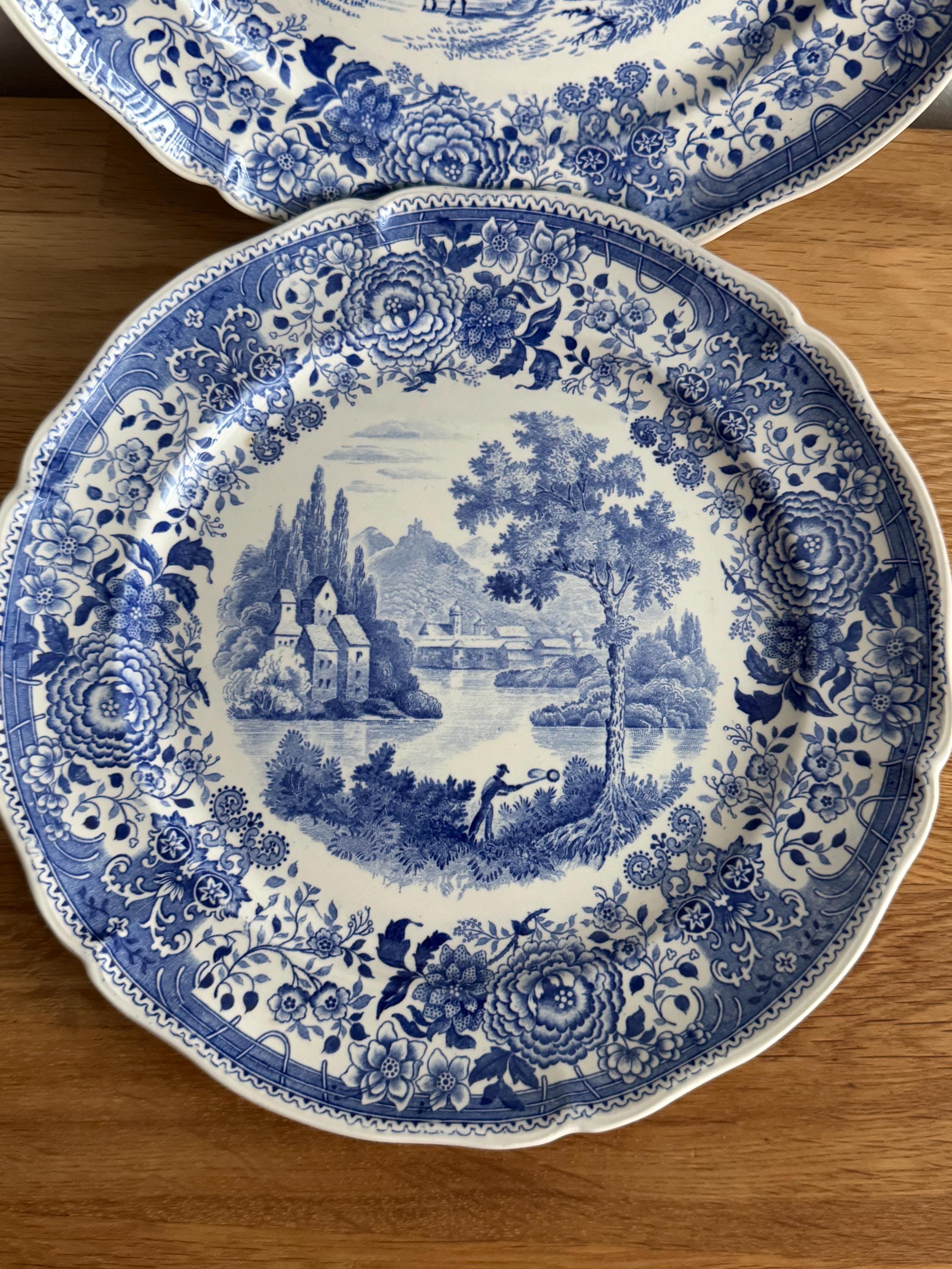 ビレロイ＆ボッホ ブルゲンランドブルー ディナープレート2枚セット