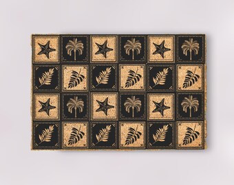 Paillasson étoile de mer de plage personnalisé paillasson océan été personnalisé petit grand paillasson de bienvenue nouveau propriétaire cadeau de pendaison de crémaillère tapis d'extérieur