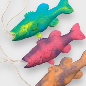 Bass Soap 3-Pack: Fishing Fun for Him, Kids & Stockings, Fishing Gifts ,Gifts for Kids, Soap for Men,