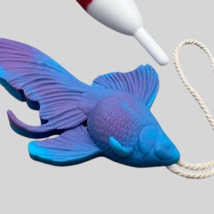 Goldfish Soap on a Rope - Fun Kids Gift Set, Fishing Lover, Birthday, Funny Soap, Fish Decor, Handmade Soap, Birthday Gift