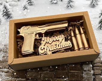 Christmass Men's Gun Soap Gift Set - Ideal Present for Boyfriend or Husband. Gift For Him. Fun Soap,Party Favor. Gift For Men. Birthday Gift