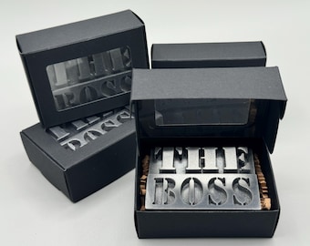 BOSS SOAP, Gift for Boss, Office Gift Supervisor Gift, Coworker Gift, Boss Theme Party Favor, Supplies, Unique Husband Gift