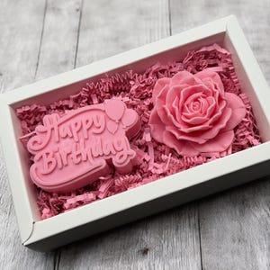 Birthday Gift for Mom – Best Mom Ever Soap, Handmade Heart Soap Gift, Small Spa Box, Cute Gift for Her, Last Minute Present