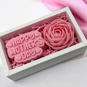 Mother’s Day Ranunculus Soap Gift – Handmade Floral Soap, Unique Gift for Mom