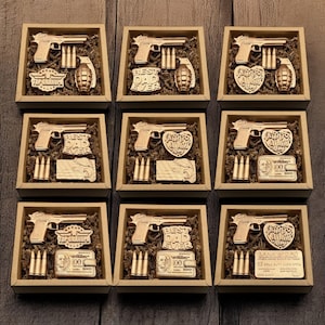 Father’s Day Gift for Dad – Funny Gold Soap Gun Gift Box with Heart – Unique Gift from Daughter, Wife, or Son – Ships Fast from USA image 4