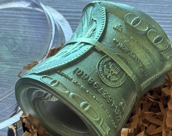Money Shaped Soap, 100 Dollars Bill Soap, Bundle of Dollars Soap, Money Soap, Gag Soap, Party Favors, Sign Soap, Lucky Gift