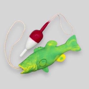 Bass Fish Soap on a Rope – Funny Fisherman Gift, Handmade Soap for Men, Dad Soap, Unique Birthday Gift Idea