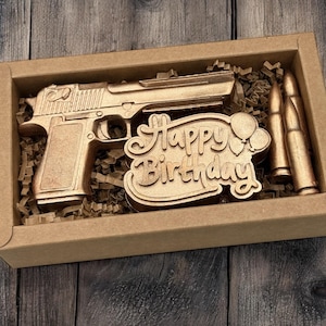 Birthday Gift for Dad – Funny Gun Soap Gift Set for Men – Unique Gift for Husband, Boyfriend, or Stepdad – Handmade Novelty Soap