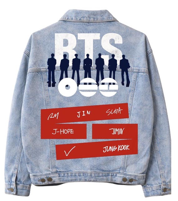 Hand Painted BTS Denim Jacket | ARIRANG | BTS Army Concert Outfit