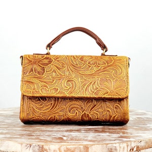 Bolso mexicano- Bolso de mano mexicano con herramientas- Bolso artesanal- Bandolera de cuero- Bolsa Artesanal- Bolsa de Piel Mexicana- Bolsa de Cuero Mexicana