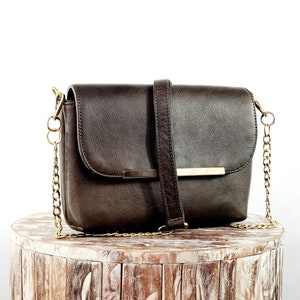 Leather Purse-Crossbody bag-Artisanal Bag-Mexican handbag-Leather handbag-Bolsa Mexicana-Bolsa de Cuero- Bolsa de Piel Artesanal Mexicana