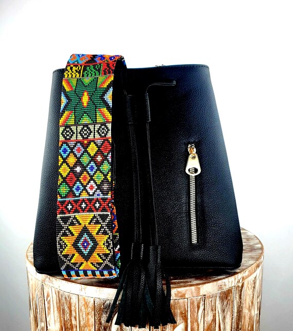 Mexican Artesanal Backpack Handmade Tooled Leather Backpack: Mexican Artisan Bag - Etsy main image 4