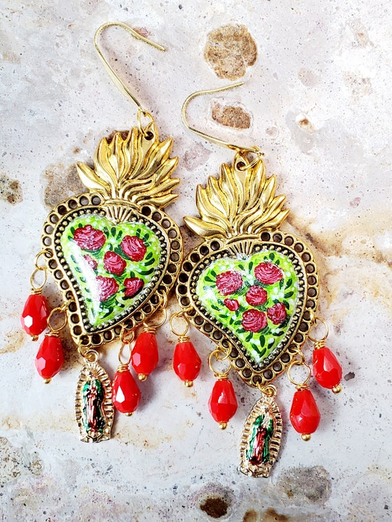 Mexican earrings discount