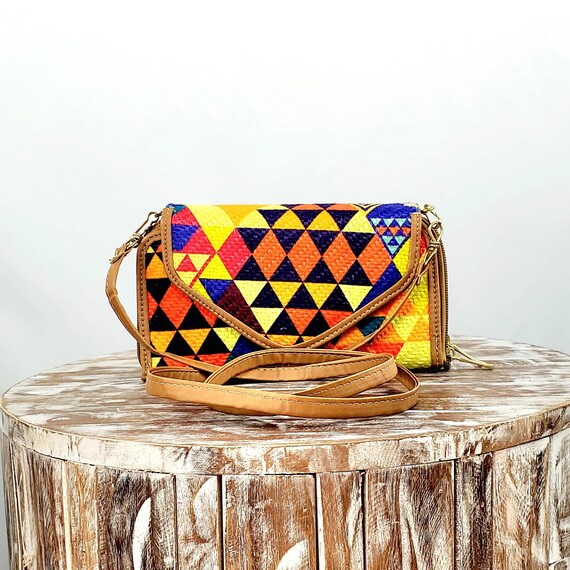 Artisanal Jute Wallet-mexican Crossbody-mexican Wallet  display picture 1