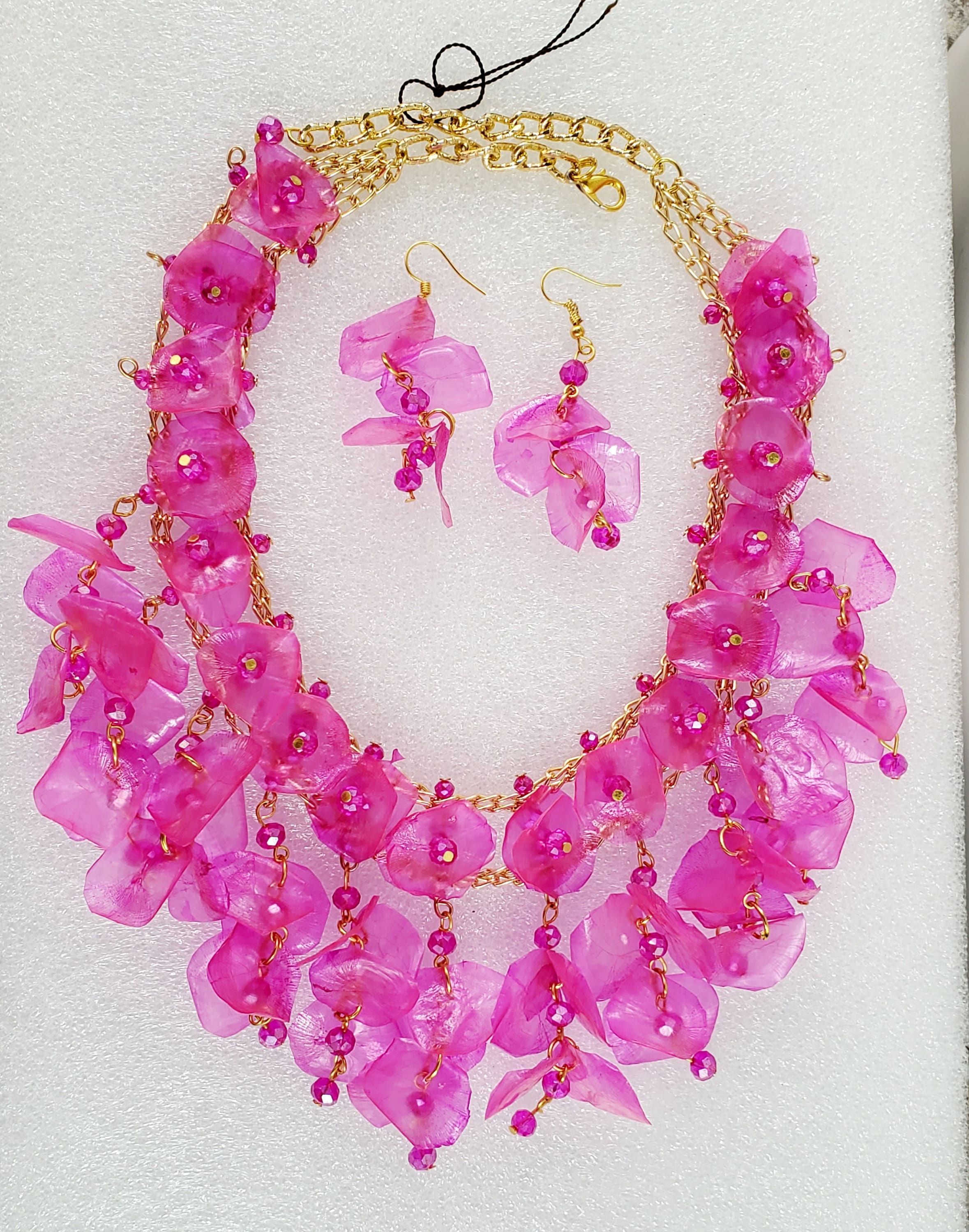 Mexican Handmade Jewelry Setmexican Necklace and Earringsfish Scales