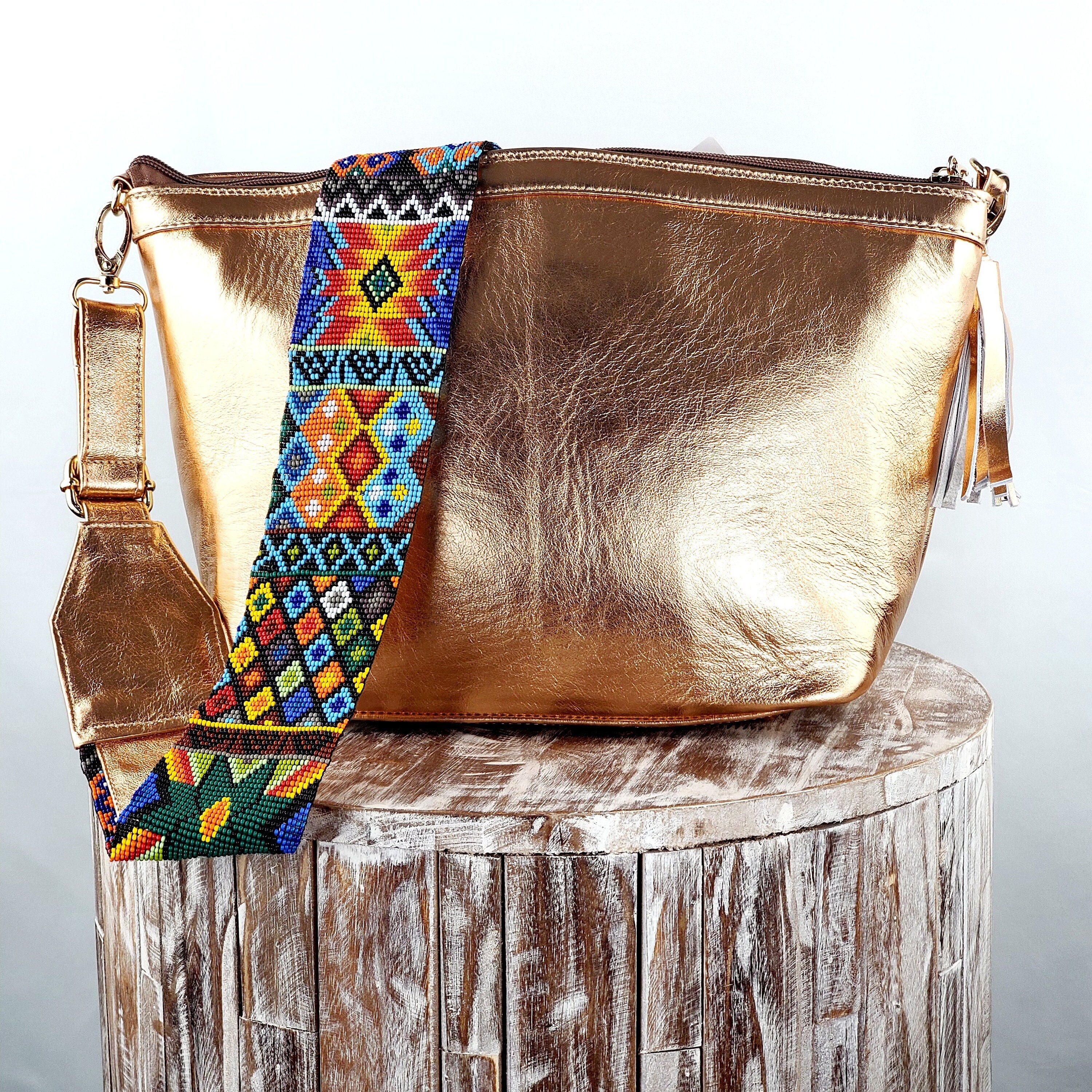 Leather Crossbody -mexican Purse-artisanal Crossbody- Bolsa De